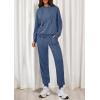 imagePRETTYGARDEN Womens Two Piece Outfits Sweatsuits Lounge Sets Hoodies Sweatshirt Joggers Sweatpants 2025 Fall Fashion ClothesBlue