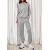 imagePRETTYGARDEN Womens Two Piece Outfits Sweatsuits Lounge Sets Hoodies Sweatshirt Joggers Sweatpants 2025 Fall Fashion ClothesGrey