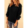 imagePRETTYGARDEN Fall Sweaters for Women 2025 Fashion Long Sleeve Casual Ribbed Knit Winter Clothes Pullover Jumper TopsBlack