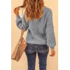 imagePRETTYGARDEN Fall Sweaters for Women 2025 Fashion Long Sleeve Casual Ribbed Knit Winter Clothes Pullover Jumper TopsGrey