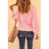 imagePRETTYGARDEN Fall Sweaters for Women 2025 Fashion Long Sleeve Casual Ribbed Knit Winter Clothes Pullover Jumper TopsPink