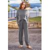 imagePRETTYGARDEN Two Piece Sets for Women 2025 Pullover Sweater High Waisted Sweatpants Tracksuit Lounge Set Fall Winter OutfitsDark Grey