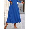 imagePRETTYGARDEN Women Fall Spring 2 Piece Outfits Dressy Casual Ribbed Knit Long Sleeve Crop Top Maxi Flowy Skirts Matching SetsBlue
