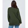imagePRETTYGARDEN Womens 2025 Fall Cardigan Sweaters Long Sleeve Open Front Button Up V Neck Knit Winter Fashion ClothesArmy Green