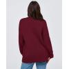 imagePRETTYGARDEN Womens 2025 Fall Cardigan Sweaters Long Sleeve Open Front Button Up V Neck Knit Winter Fashion ClothesWine Red
