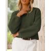 imagePRETTYGARDEN Womens Fall Sweaters 2025 Casual Loose Crewneck Ribbed Long Sleeve Top Knit Pullover SweaterArmy Green