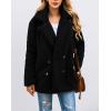 imagePRETTYGARDEN Womens Fashion Winter Coats Sherpa Fleece Faux Fur Shearling Oversized Trendy Jackets Warm Outerwear ClothingStyle Two Black