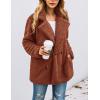 imagePRETTYGARDEN Womens Fashion Winter Coats Sherpa Fleece Faux Fur Shearling Oversized Trendy Jackets Warm Outerwear ClothingStyle Two Brown