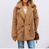 imagePRETTYGARDEN Womens Fashion Winter Coats Sherpa Fleece Faux Fur Shearling Oversized Trendy Jackets Warm Outerwear ClothingStyle Two Camel