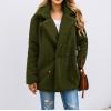 imagePRETTYGARDEN Womens Fashion Winter Coats Sherpa Fleece Faux Fur Shearling Oversized Trendy Jackets Warm Outerwear ClothingStyle Two Green