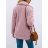imagePRETTYGARDEN Womens Fashion Winter Coats Sherpa Fleece Faux Fur Shearling Oversized Trendy Jackets Warm Outerwear ClothingStyle Two Pink