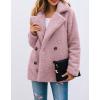 imagePRETTYGARDEN Womens Fashion Winter Coats Sherpa Fleece Faux Fur Shearling Oversized Trendy Jackets Warm Outerwear ClothingStyle Two Pink