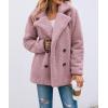 imagePRETTYGARDEN Womens Fashion Winter Coats Sherpa Fleece Faux Fur Shearling Oversized Trendy Jackets Warm Outerwear ClothingStyle Two Pink