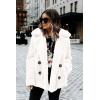 imagePRETTYGARDEN Womens Fashion Winter Coats Sherpa Fleece Faux Fur Shearling Oversized Trendy Jackets Warm Outerwear ClothingStyle Two White