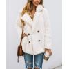 imagePRETTYGARDEN Womens Fashion Winter Coats Sherpa Fleece Faux Fur Shearling Oversized Trendy Jackets Warm Outerwear ClothingStyle Two White