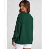 imagePRETTYGARDEN Womens Oversized Sweatshirt 2025 Fall Fashion Clothes Ribbed Corduroy Long Sleeve Going Out Pullover TopsDark Green