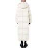 imagePRETTYGARDEN Womens Winter Long Puffer Coats Hooded Zip Up Casual Thickened Down Jackets Trendy Warm Clothes OuterwearBeige