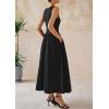 imagePRETTYGARDEN Maxi Dresses for Women 2025 Summer Casual Sleeveless Patchwork Flowy Vacation Sundress Knit Long Work Tank DressBlack