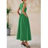 imagePRETTYGARDEN Maxi Dresses for Women 2025 Summer Casual Sleeveless Patchwork Flowy Vacation Sundress Knit Long Work Tank DressGreen