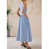 imagePRETTYGARDEN Maxi Dresses for Women 2025 Summer Casual Sleeveless Patchwork Flowy Vacation Sundress Knit Long Work Tank DressLight Blue