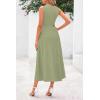 imagePRETTYGARDEN Spring Casual Dresses for Women 2025 Summer Business Work Midi Sleeveless A Line Pleated Cocktail DressMist Green