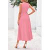 imagePRETTYGARDEN Spring Casual Dresses for Women 2025 Summer Business Work Midi Sleeveless A Line Pleated Cocktail DressPink