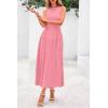 imagePRETTYGARDEN Spring Casual Dresses for Women 2025 Summer Business Work Midi Sleeveless A Line Pleated Cocktail DressPink