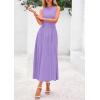 imagePRETTYGARDEN Spring Casual Dresses for Women 2025 Summer Business Work Midi Sleeveless A Line Pleated Cocktail DressPurple