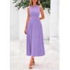 imagePRETTYGARDEN Spring Casual Dresses for Women 2025 Summer Business Work Midi Sleeveless A Line Pleated Cocktail DressPurple