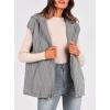 imagePRETTYGARDEN Womens 2025 Fall Spring Vest Casual Sleeveless Hooded Zip Up Jacket Trendy Winter Coat OuterwearGrey
