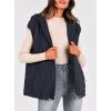 imagePRETTYGARDEN Womens 2025 Fall Spring Vest Casual Sleeveless Hooded Zip Up Jacket Trendy Winter Coat OuterwearNavy