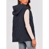 imagePRETTYGARDEN Womens 2025 Fall Spring Vest Casual Sleeveless Hooded Zip Up Jacket Trendy Winter Coat OuterwearNavy