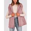 imagePRETTYGARDEN Womens 2025 Fall Spring Vest Casual Sleeveless Hooded Zip Up Jacket Trendy Winter Coat OuterwearPink