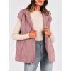 imagePRETTYGARDEN Womens 2025 Fall Spring Vest Casual Sleeveless Hooded Zip Up Jacket Trendy Winter Coat OuterwearPink