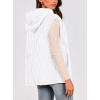 imagePRETTYGARDEN Womens 2025 Fall Spring Vest Casual Sleeveless Hooded Zip Up Jacket Trendy Winter Coat OuterwearWhite