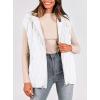 imagePRETTYGARDEN Womens 2025 Fall Spring Vest Casual Sleeveless Hooded Zip Up Jacket Trendy Winter Coat OuterwearWhite