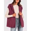 imagePRETTYGARDEN Womens 2025 Fall Spring Vest Casual Sleeveless Hooded Zip Up Jacket Trendy Winter Coat OuterwearWine Red