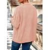imagePRETTYGARDEN Womens 2025 Oversized Cardigan Sweaters Trendy Chunky Knit Long Sleeve V Neck Button Down Fall Winter OutfitsPink