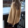imagePRETTYGARDEN Womens 2025 Winter Coats Long Sleeve Button up Fuzzy Sherpa Fleece Jackets Outerwear Fall Fashion ClothesKhaki