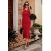 imagePRETTYGARDEN Womens Sleeveless Midi Bodycon Formal Dress Ruffle Mermaid Hem Elegant Cocktail Wedding Guest Midi DressesRed