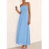imagePRETTYGARDEN Womens Strapless Wedding Guest Maxi Dresses 2025 Summer Trendy Elegant Classy Smocked Tube Long Flowy SundressLight Blue