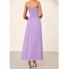 imagePRETTYGARDEN Womens Strapless Wedding Guest Maxi Dresses 2025 Summer Trendy Elegant Classy Smocked Tube Long Flowy SundressPurple