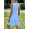 imagePRETTYGARDEN Womens Summer Dresses 2025 Sleeveless V Neck Eyelet Hollow Out Swing A Line Beach Vacation Sun DressLight Blue