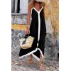 imagePRETTYGARDEN Womens 2025 Summer Maxi Dress Sleeveless V Neck Spaghetti Strap Flowy Elegant Holiday Party DressesBlack