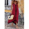 imagePRETTYGARDEN Womens 2025 Summer Maxi Dress Sleeveless V Neck Spaghetti Strap Flowy Elegant Holiday Party DressesWine Red