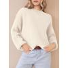 imagePRETTYGARDEN Womens Fall Oversized Sweaters Dressy Casual Long Sleeve Chunky Knit Winter Pullover Tops 2025 Holiday OutfitsBeige