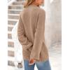 imagePRETTYGARDEN Womens 2025 Fall Sweaters Casual Crew Neck Long Sleeve Pullover Tops Ribbed Knit Loose Fit Winter ClothesCamel