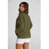 imagePRETTYGARDEN Womens 2025 Spring Fall Fashion Full Zip Up Sweatshirt Long Sleeve Loose Fit Trendy Casual Jacket with PocketsArmy Green