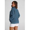 imagePRETTYGARDEN Womens 2025 Spring Fall Fashion Full Zip Up Sweatshirt Long Sleeve Loose Fit Trendy Casual Jacket with PocketsDark Blue