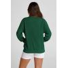 imagePRETTYGARDEN Womens 2025 Spring Fall Fashion Full Zip Up Sweatshirt Long Sleeve Loose Fit Trendy Casual Jacket with PocketsGreen